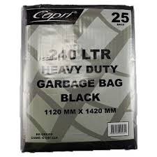Garbage Bags 240lt H/Duty*
