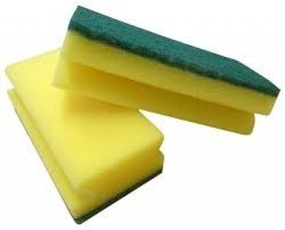 Sponge Scourer Green 15 Pack - Click for more info