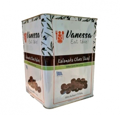 Kalamata Olives Sliced 10kg - Click for more info