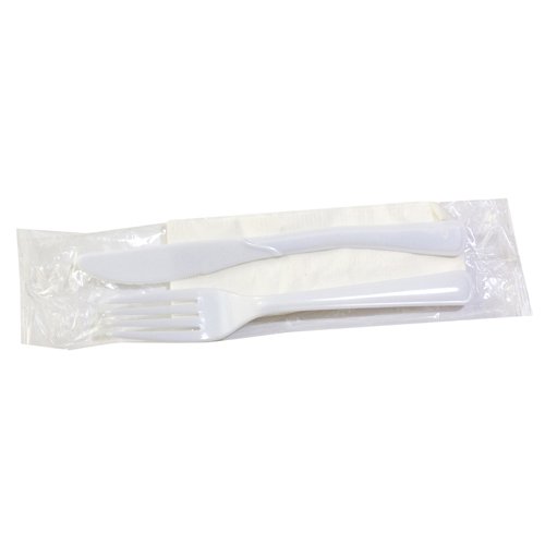 Cutlery Pack Knife,Fork,Napkin H/Duty - Click for more info