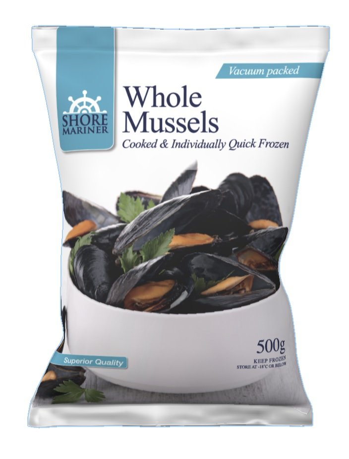 Mussels Whole Blanched 10x500g - Click for more info