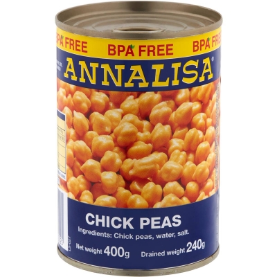 Chickpeas 400g (12) - Click for more info